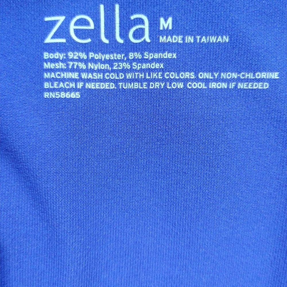 M) Zella Mesh Panel Drawstring Back Jacket - image 3